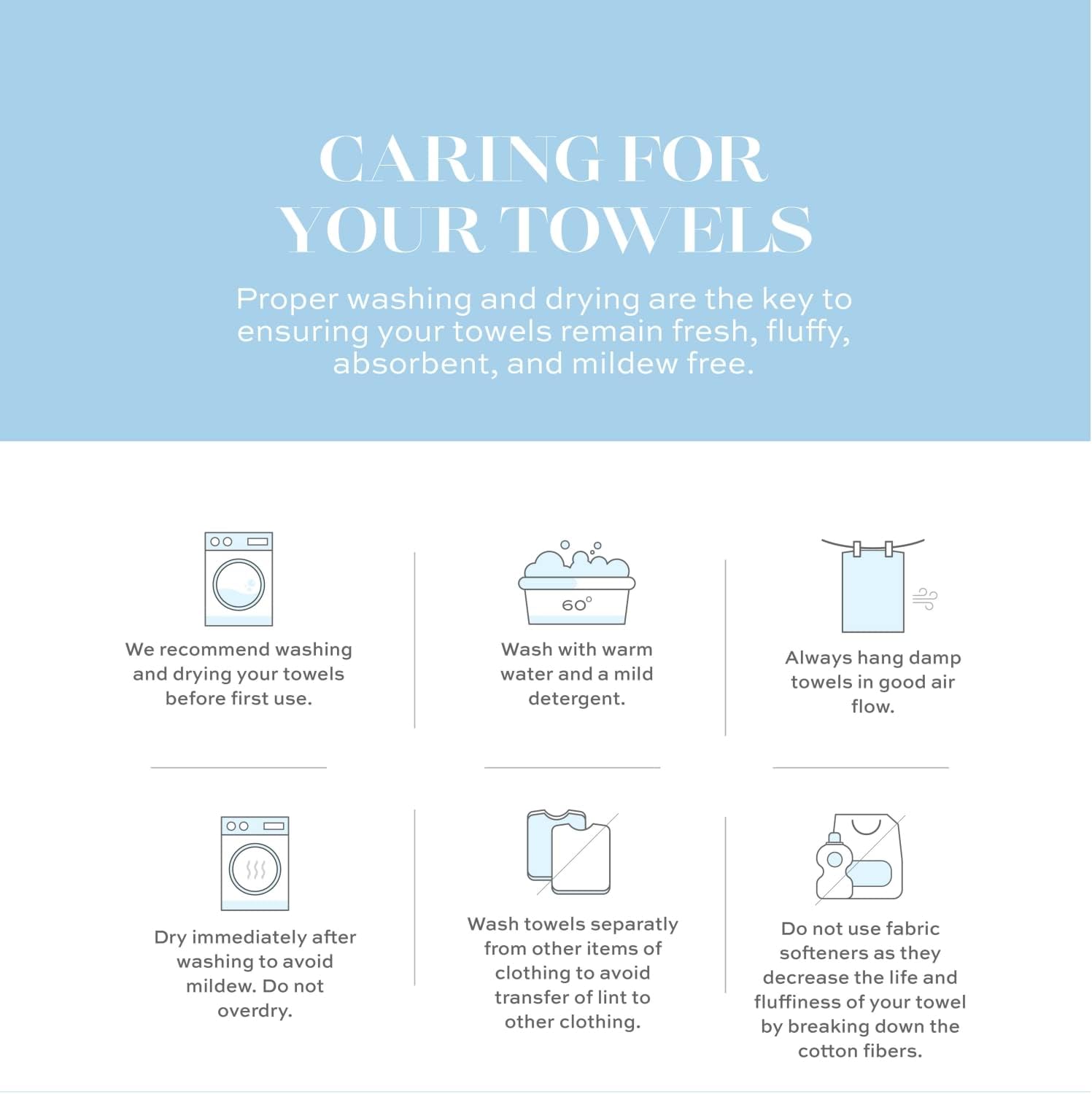 White Classic Luxury Bath Towel Set of 8 Pieces - 100% Turkish Cotton Highly Absorbent Towels for Bathroom, 2 Luxury
