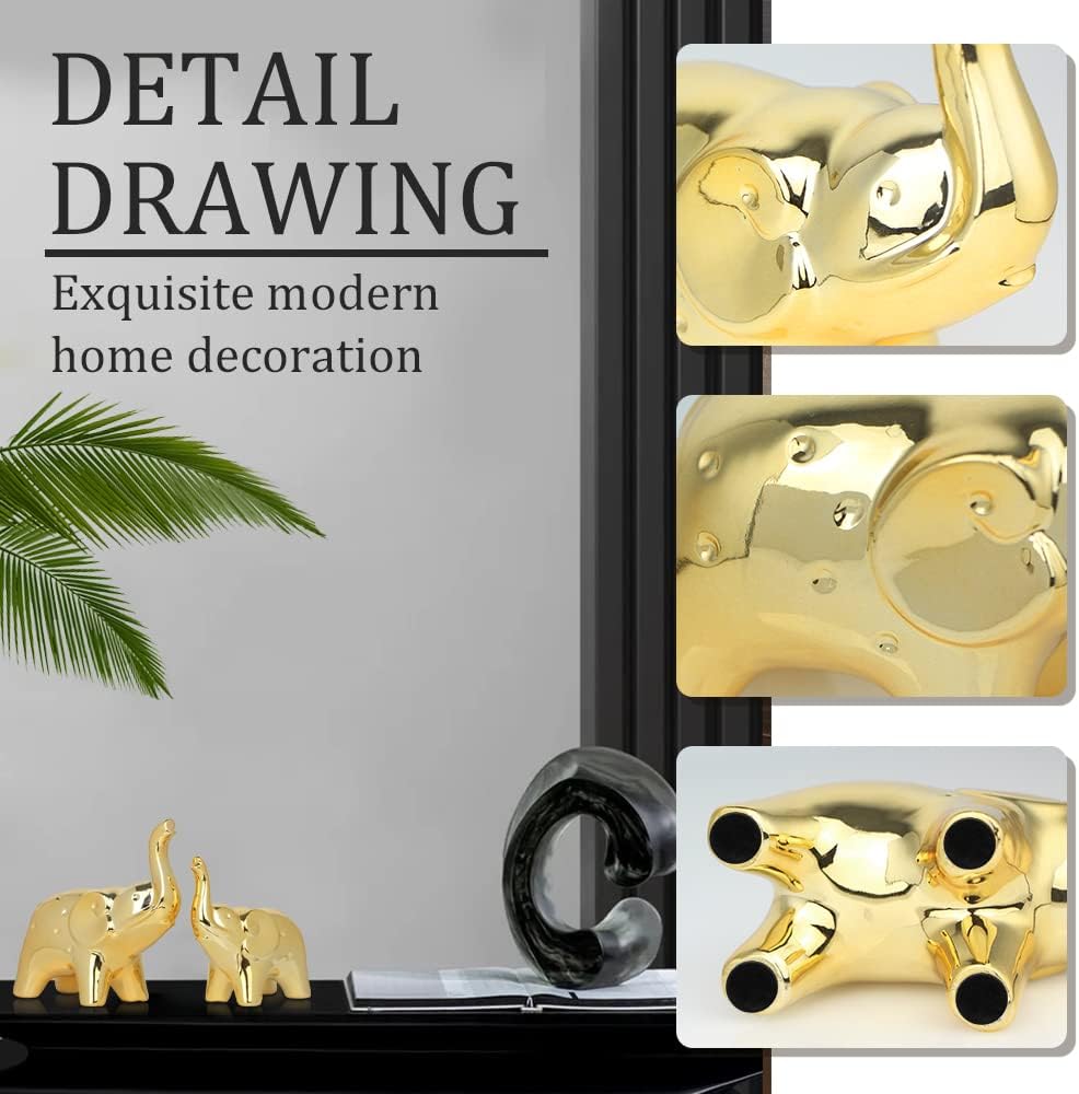 Modern Style Figurines / Gold