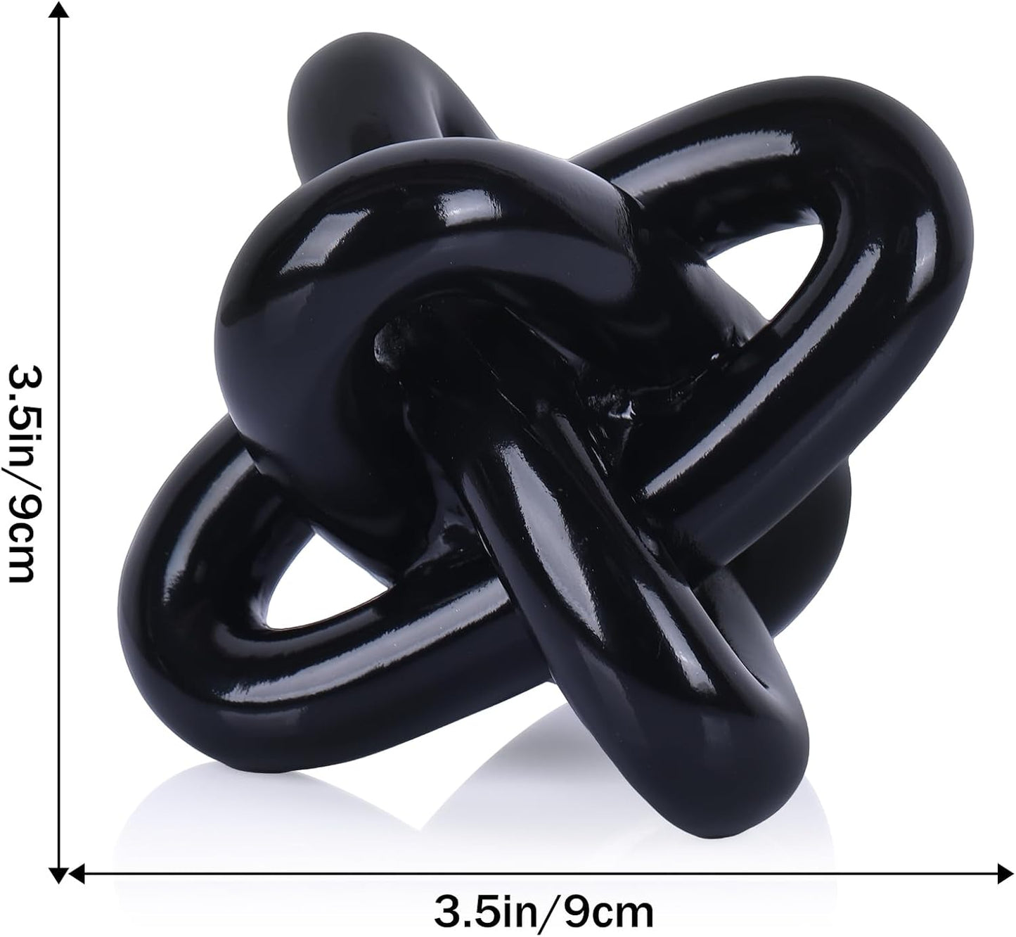 Triple Knot Statue / Black