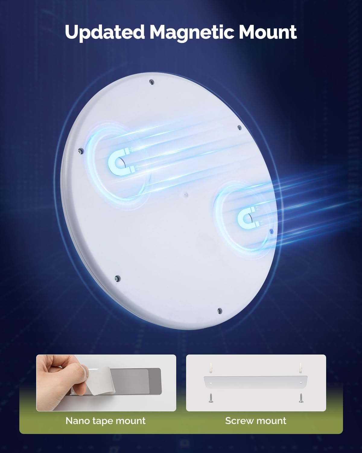 Rechargeable Ceiling Light, Inside Shower Light Waterproof 2 Pack | 7.48" Wireless Motion Sensor Ceiling Lights with
