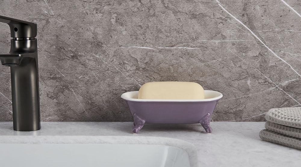 Kitchen Sponge Holder and Shower Tray / Lavender