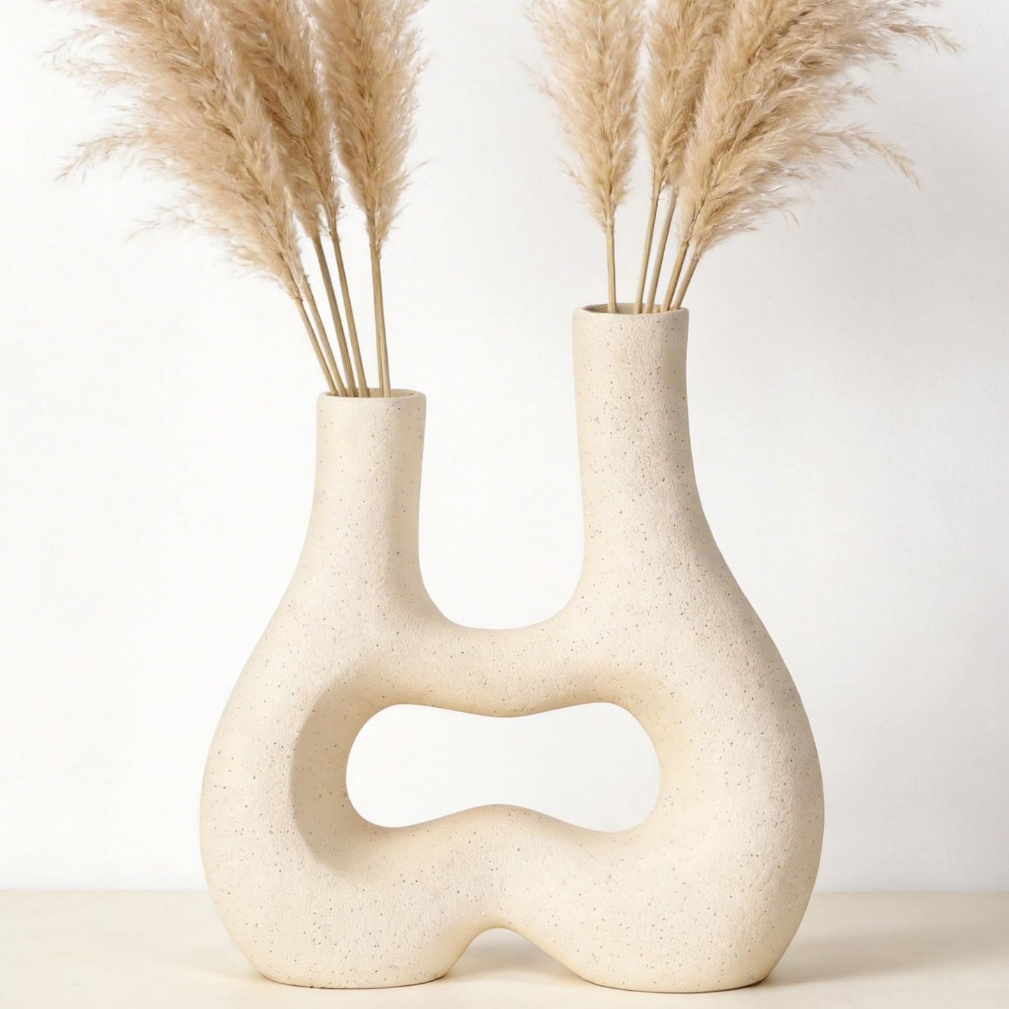 Boho Wabi-Sabi Vase / Ivory