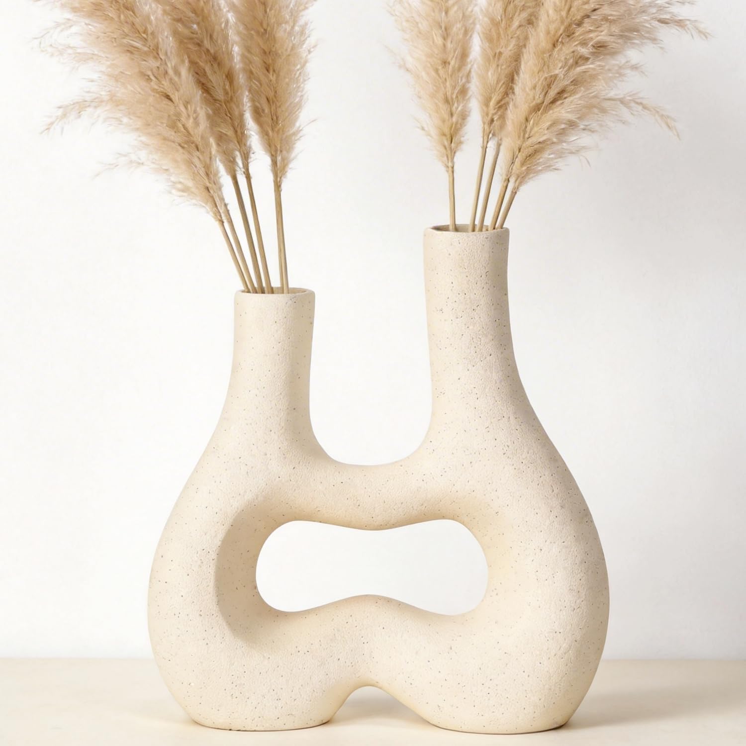 Boho Wabi-Sabi Vase / Ivory
