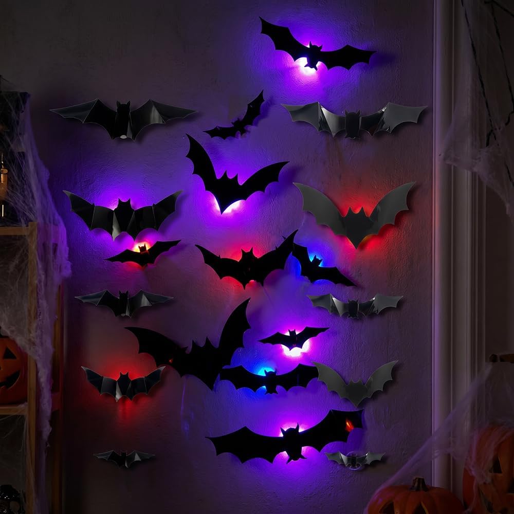 Halloween Decoration Window Clings,Large Black Cat Window Stickers