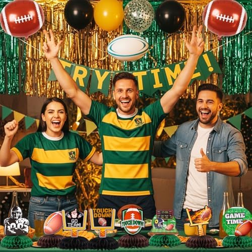 Football Party Decorations,Football Table Centerpieces Honeycomb