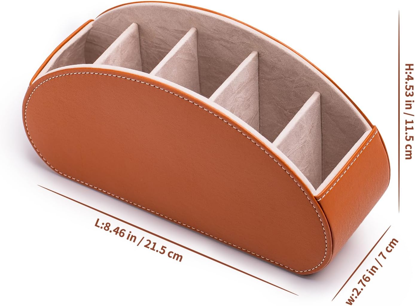 Remote Control Holders Organizer Box / Brown / S