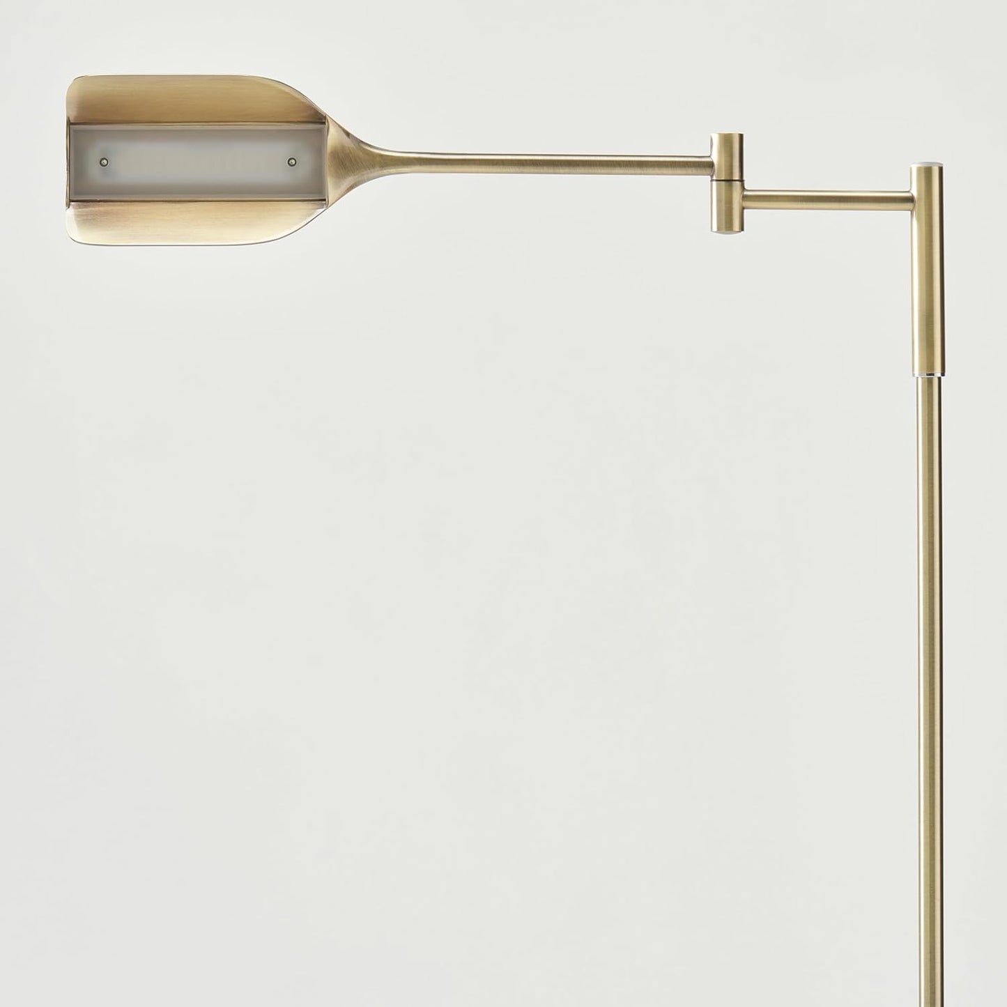 Brightech Leaf Pharmacy LED Reading Lamp, Dimmable Floor Lamp with Easy Rotation over Chair or Desk for Living Rooms &