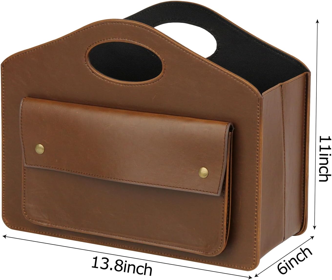 HofferRuffer Magazine Basket Holder, Foldable Magazine Rack, Document File Holder Organizer, File Folder, Newspaper
