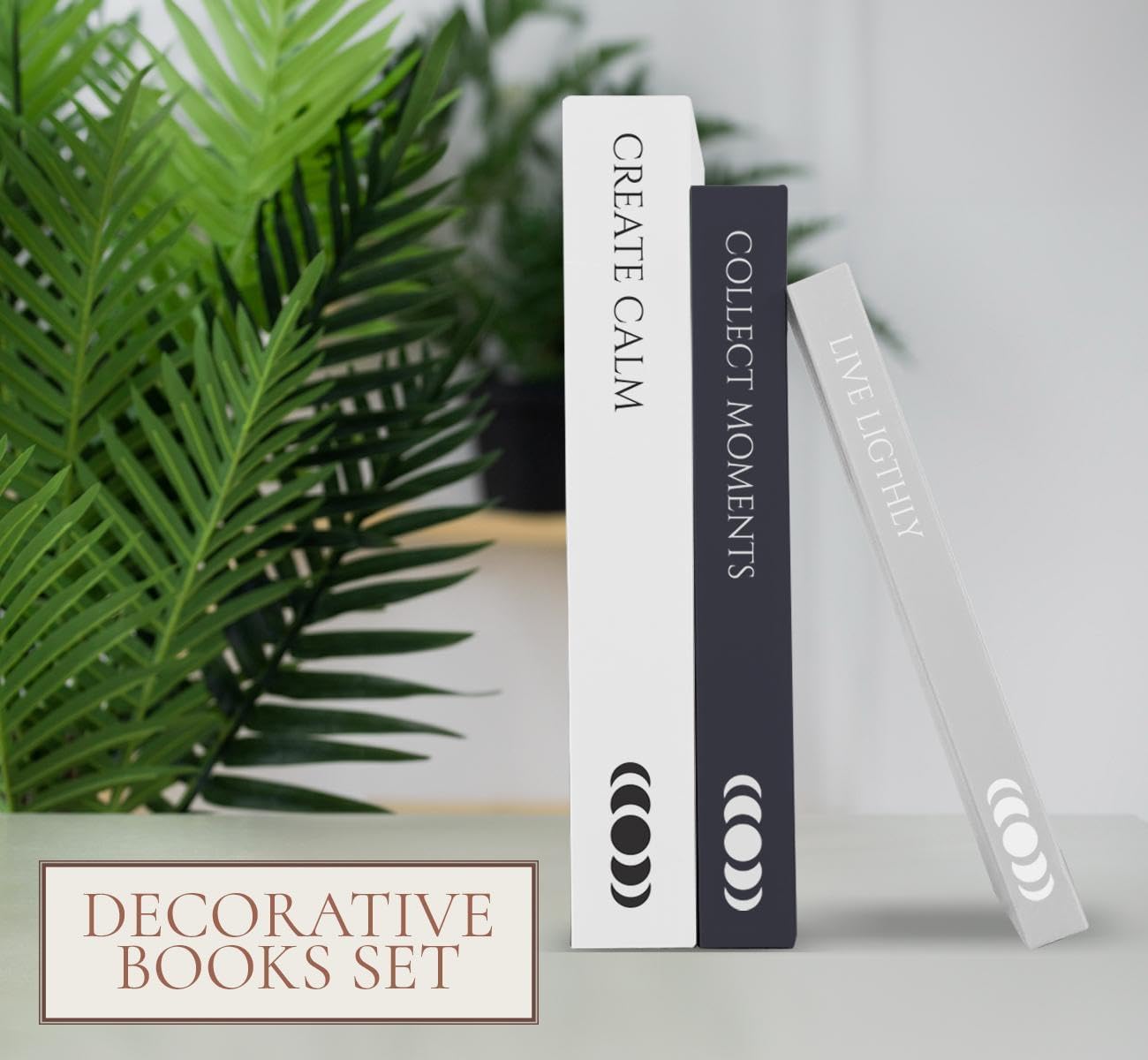 Faux Book Storage / Set of 3