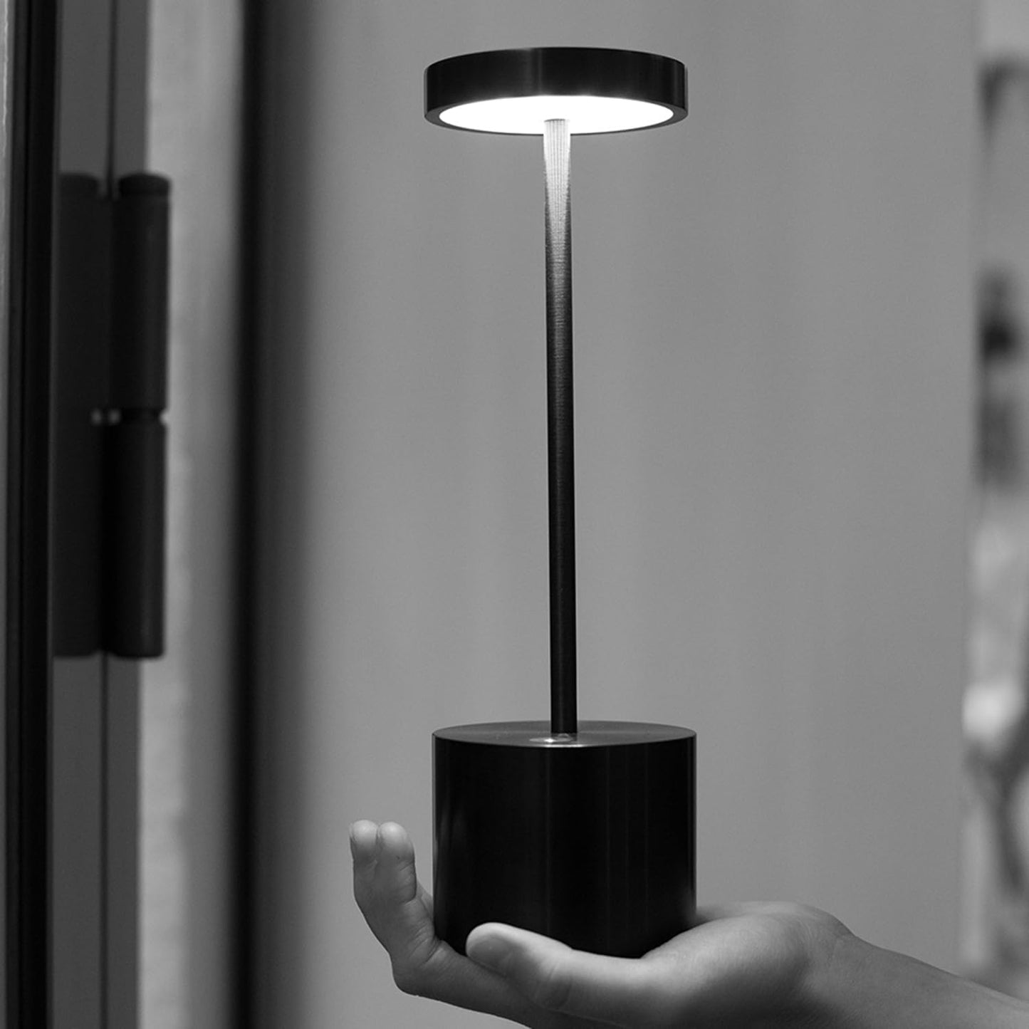 SAKRINGT 2 Pack Rechargeable Table Lamp, LED Cordless Table Lamp,5000mAh Battery Operated Portable Table Light,Dimming