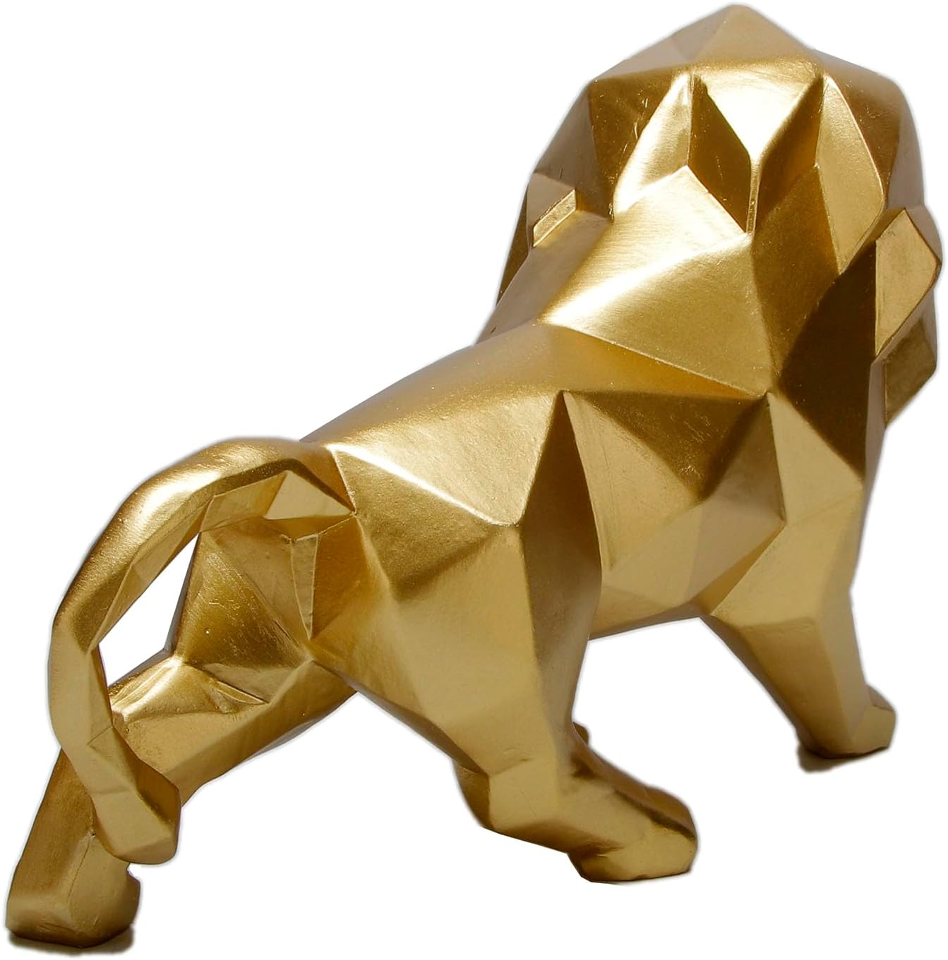 Resin Lion Figurines / Golden