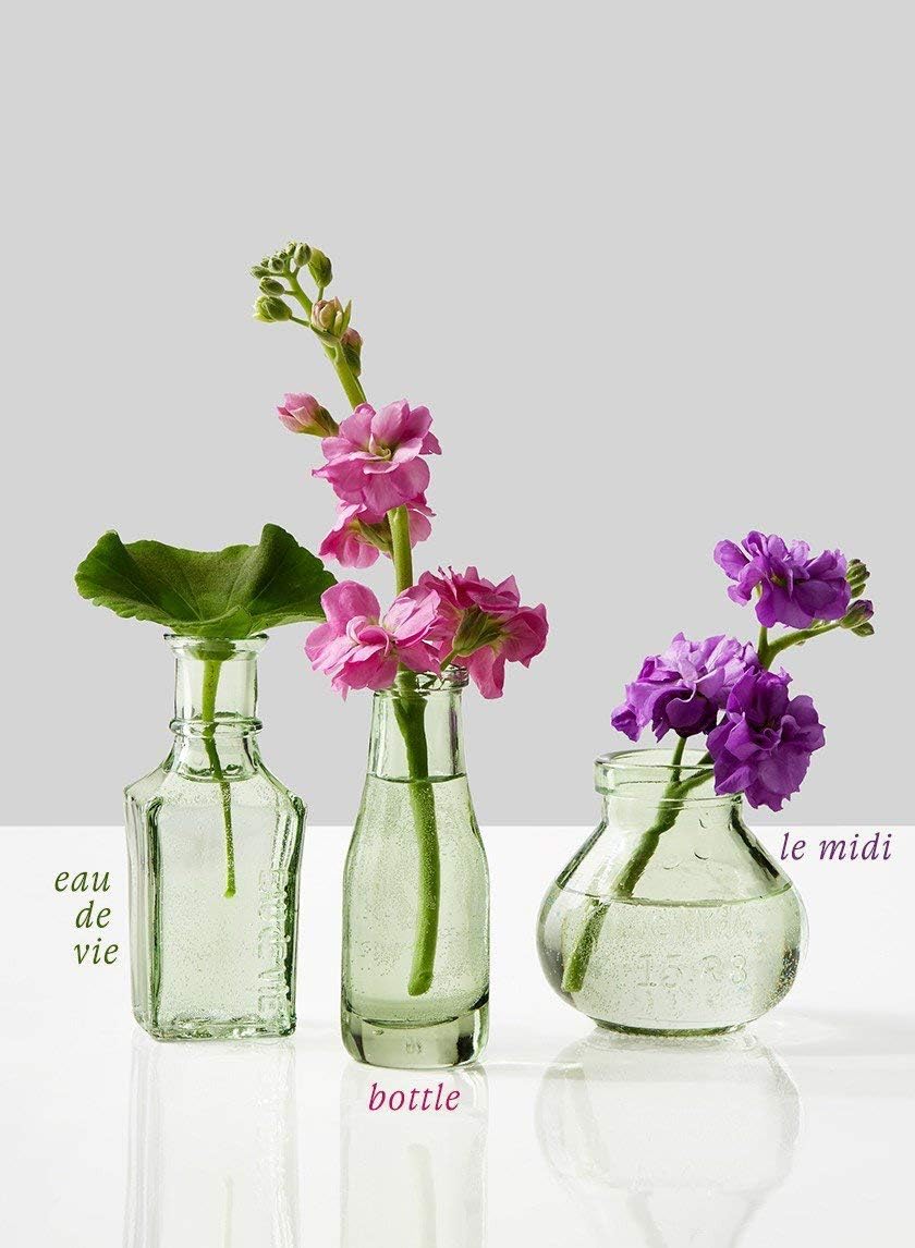 Mini Glass Le Midi Bell Bud Vase / Twin / Green