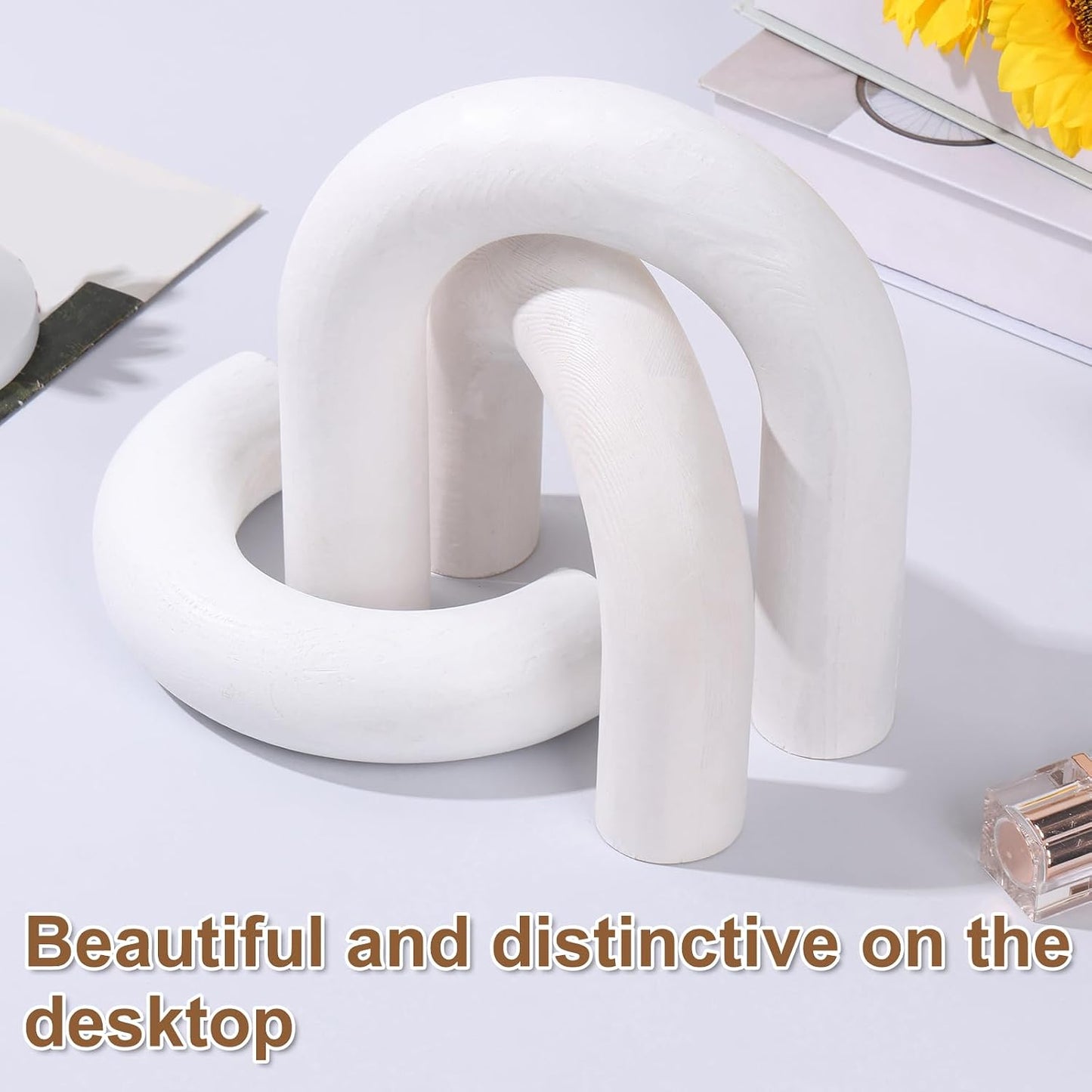 Wood Arch Decor Set / White / Set of 3