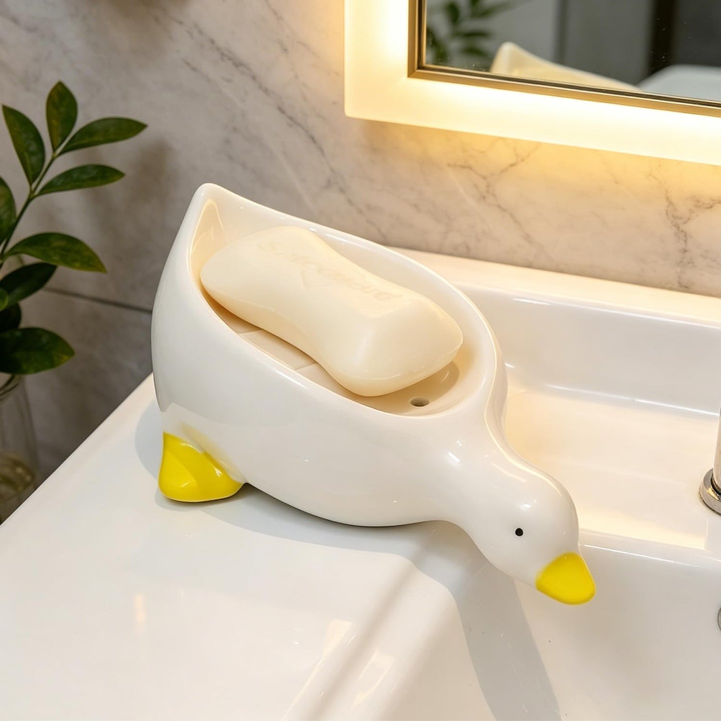 Duck Ceramic Soap Holder