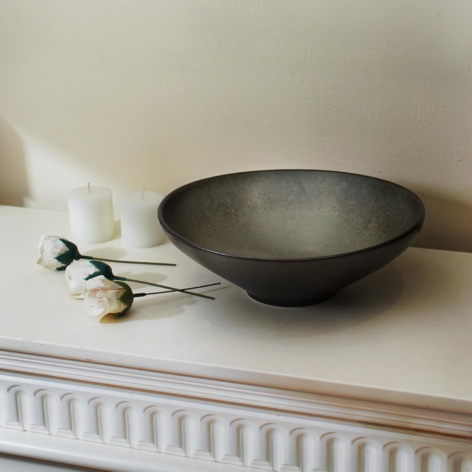 Ceramic Decorative Bowl / 11'' Large Decorative Bowl