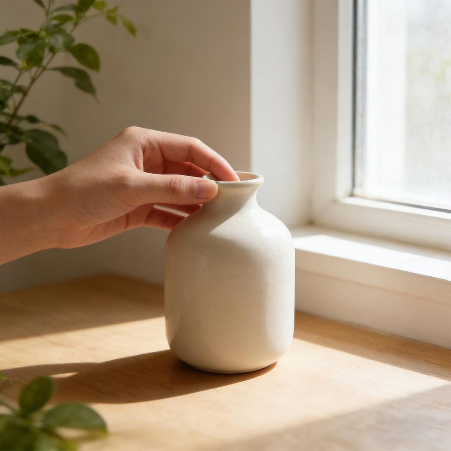 Ceramic Vase Setamic Vase Set / White
