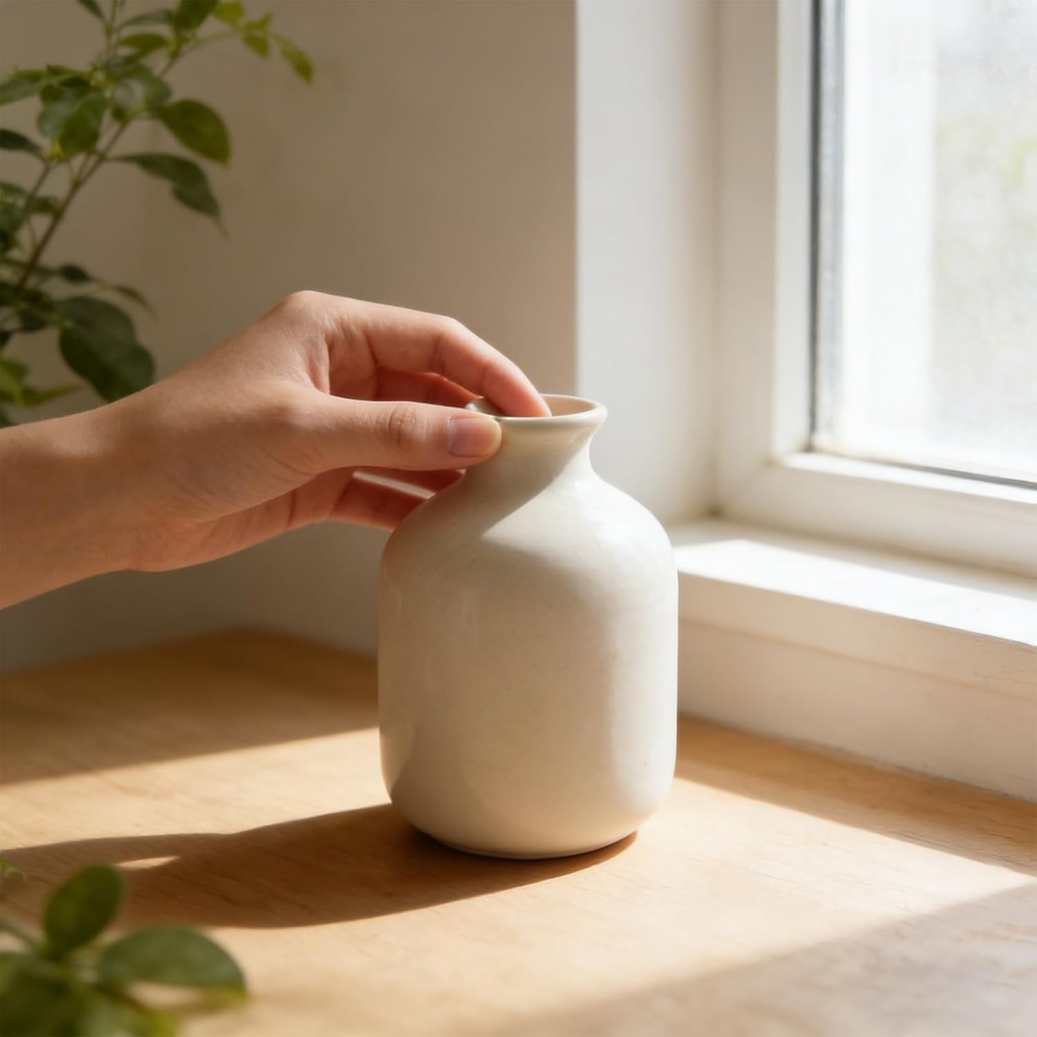 Ceramic Vase Setamic Vase Set / White