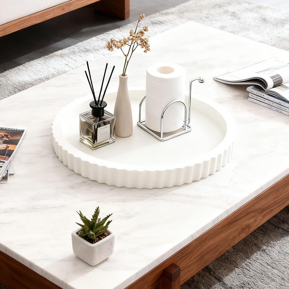 Round Concrete Tray / 12 Inch