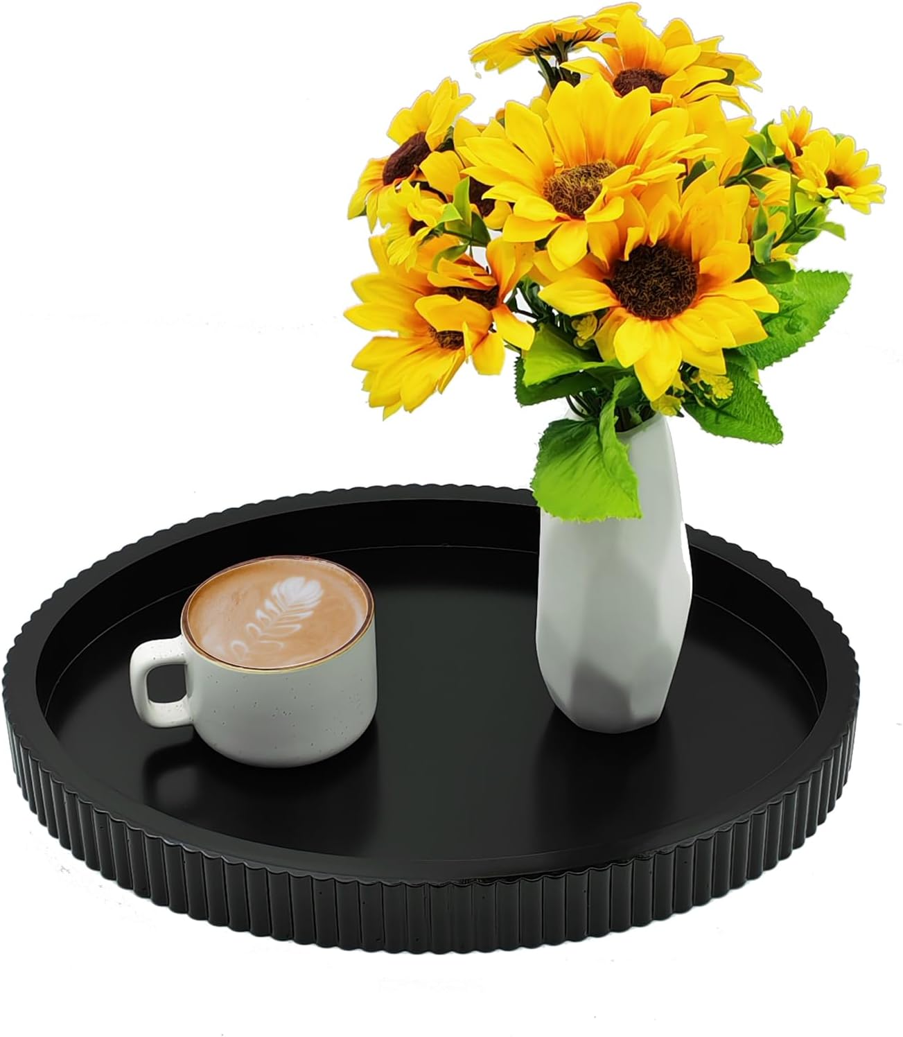 Oval Wooden Tray / Black B
