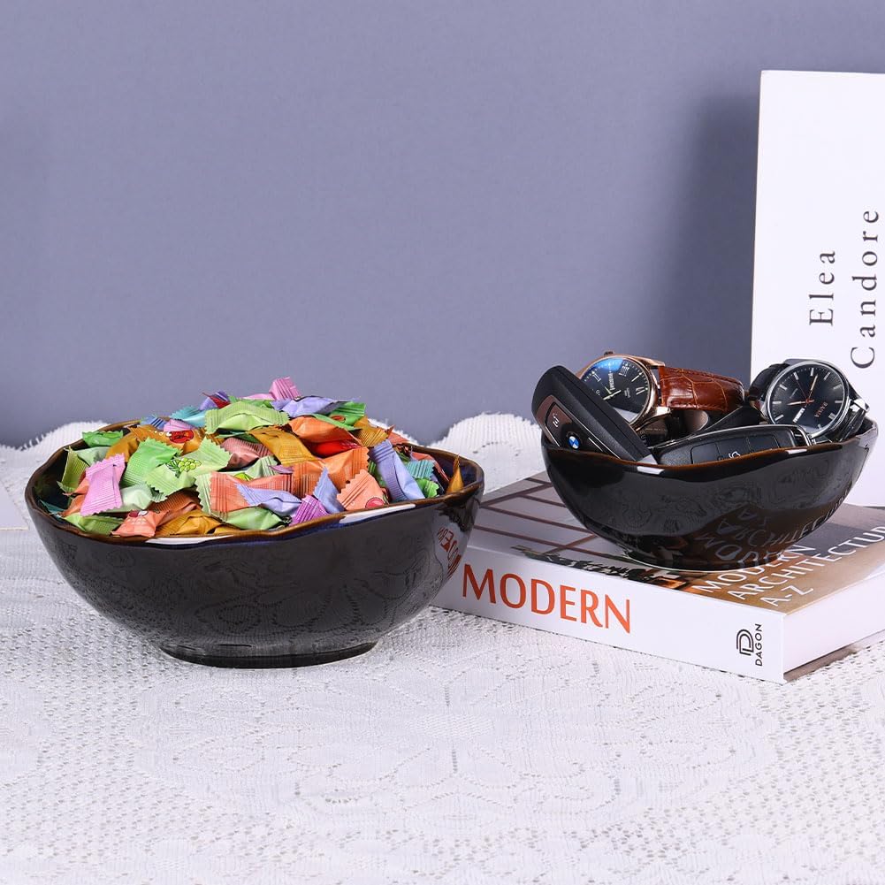 Ceramic Decorative Bowl / 6 Inch / Blue