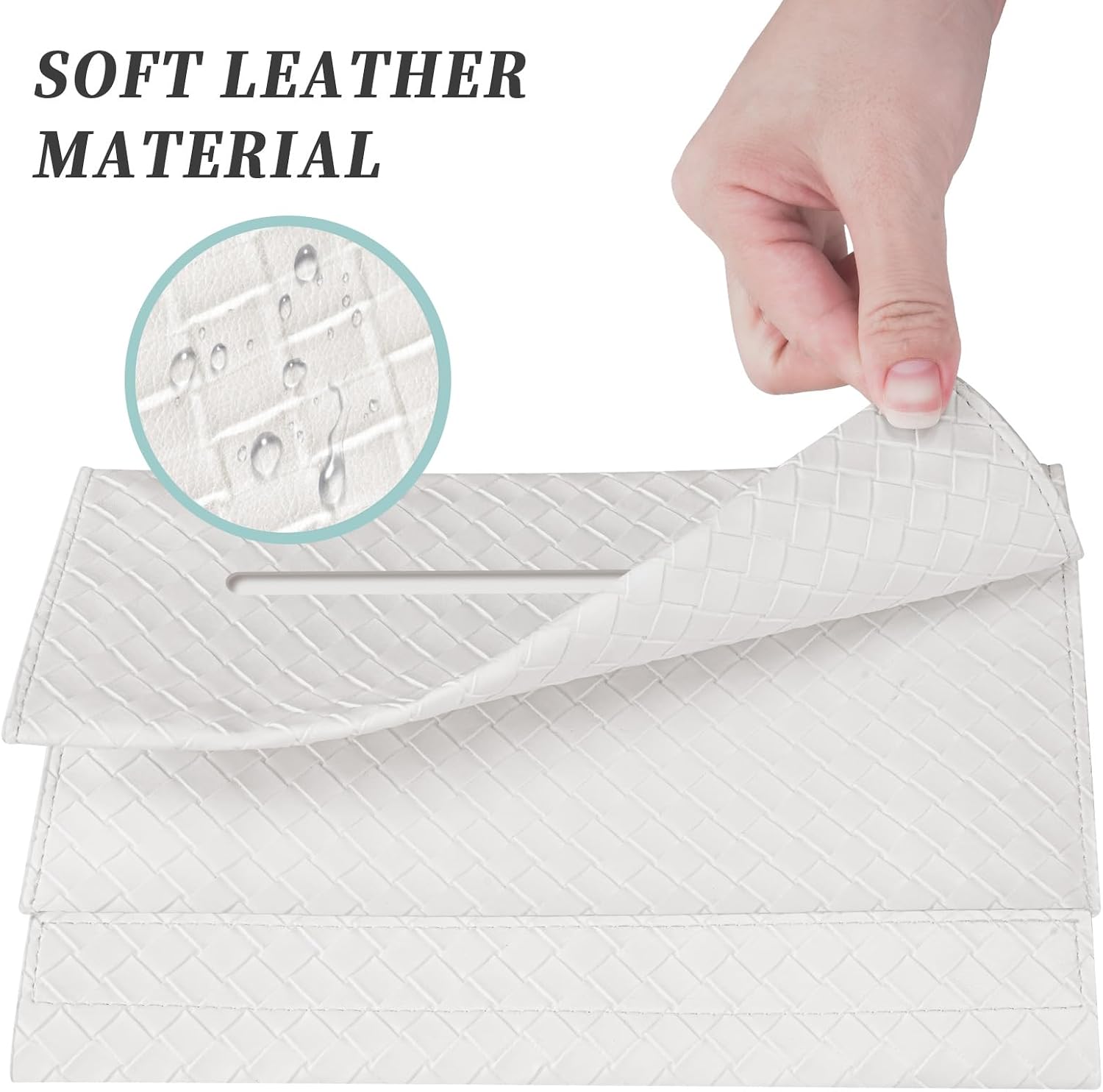 Versatile Design for Countertops and Towel Racks / White