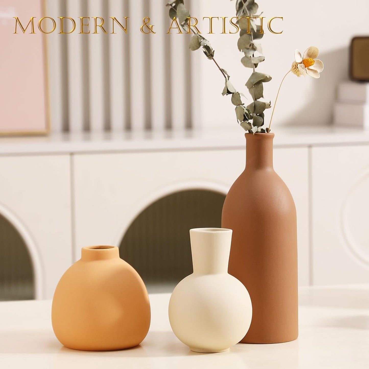 Ceramic Vase / Handcrafted Ceramic Vases / Set A / Set of 3