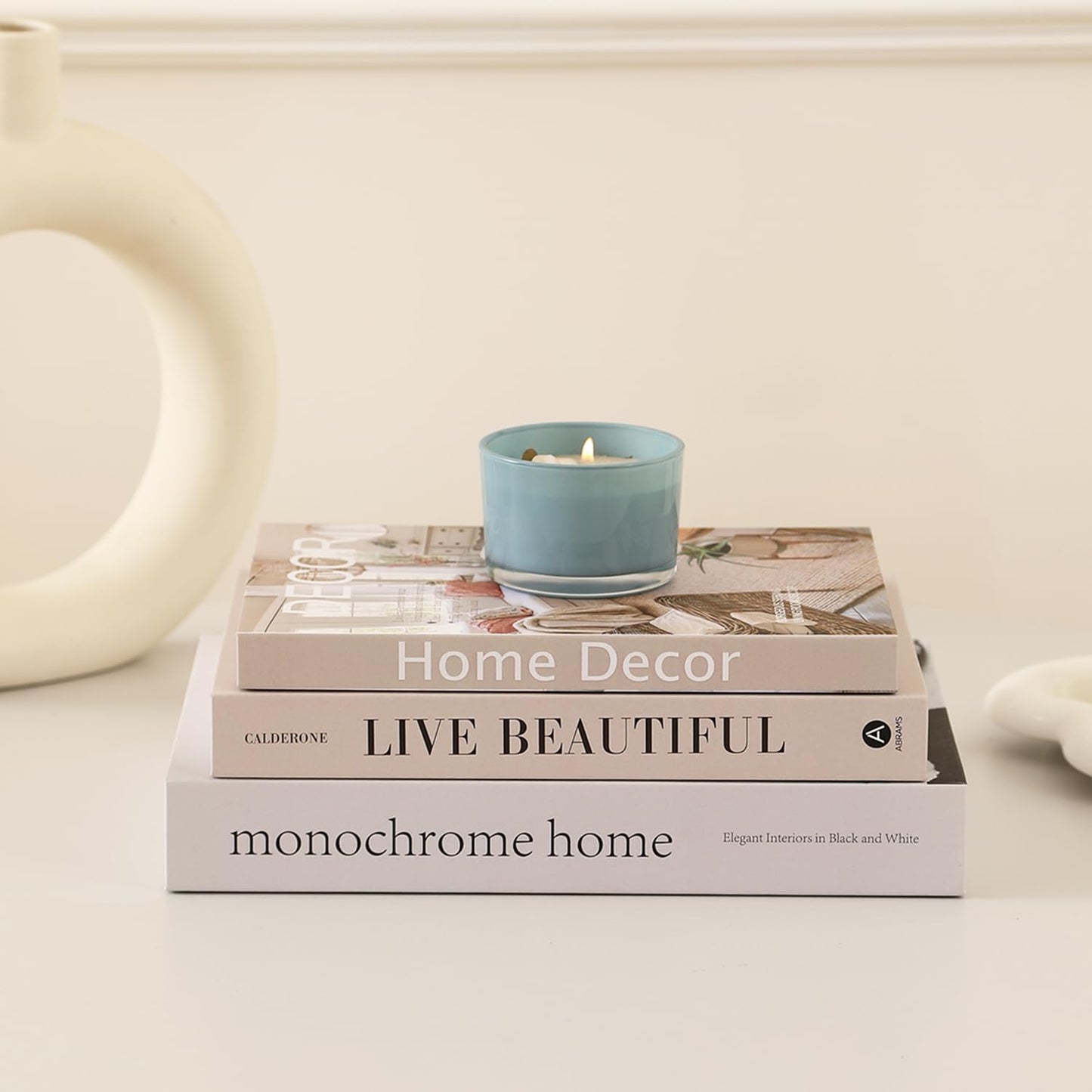 Aesthetic Decor Books Set for Coffee / Zf002 / Set of 3