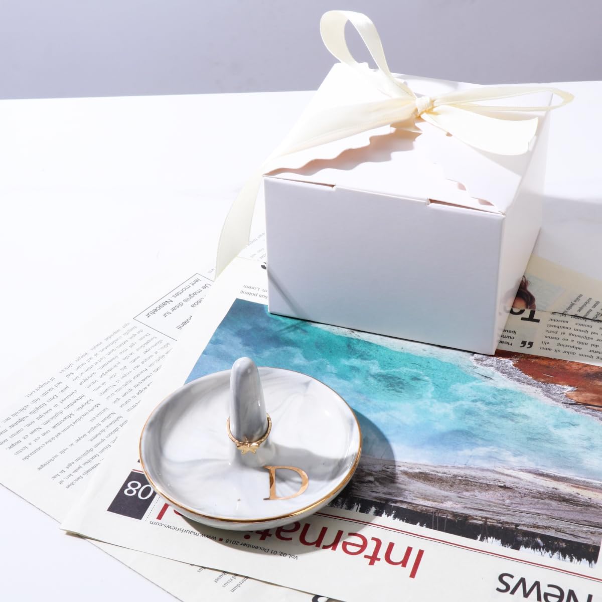 Decorative Trinket Jewelry Tray / L