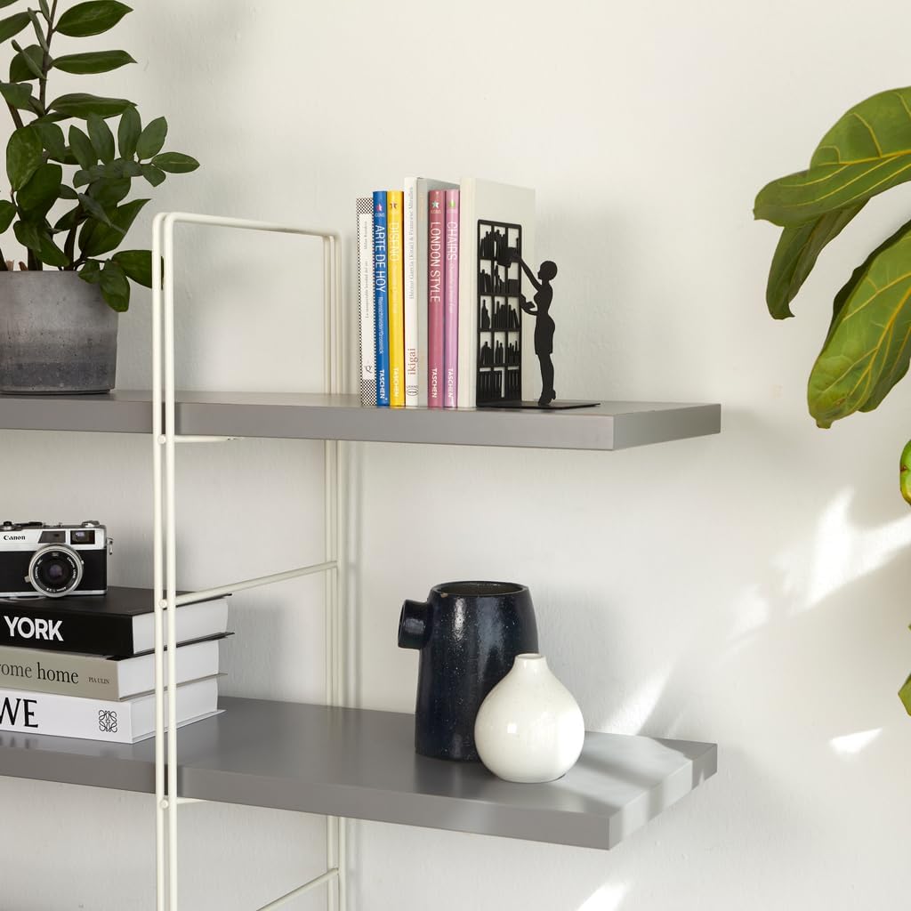 The Library Metal Bookend / Black