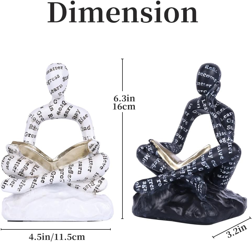 Heavy Duty Book Ends / Black and White