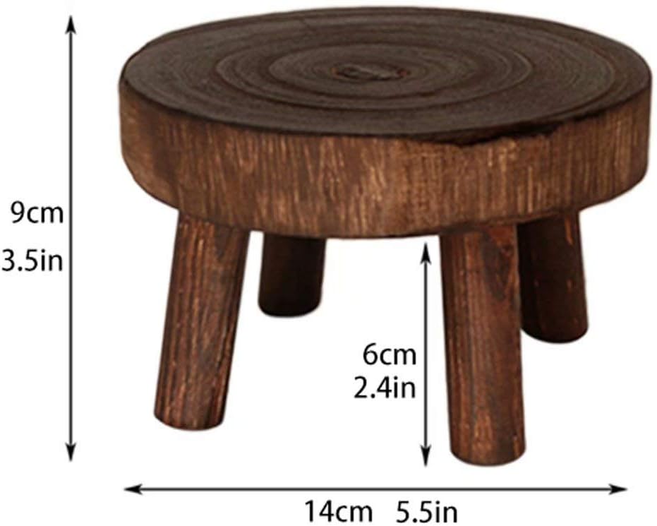 Mini Wooden Stool Display Stand / S+S / Brown