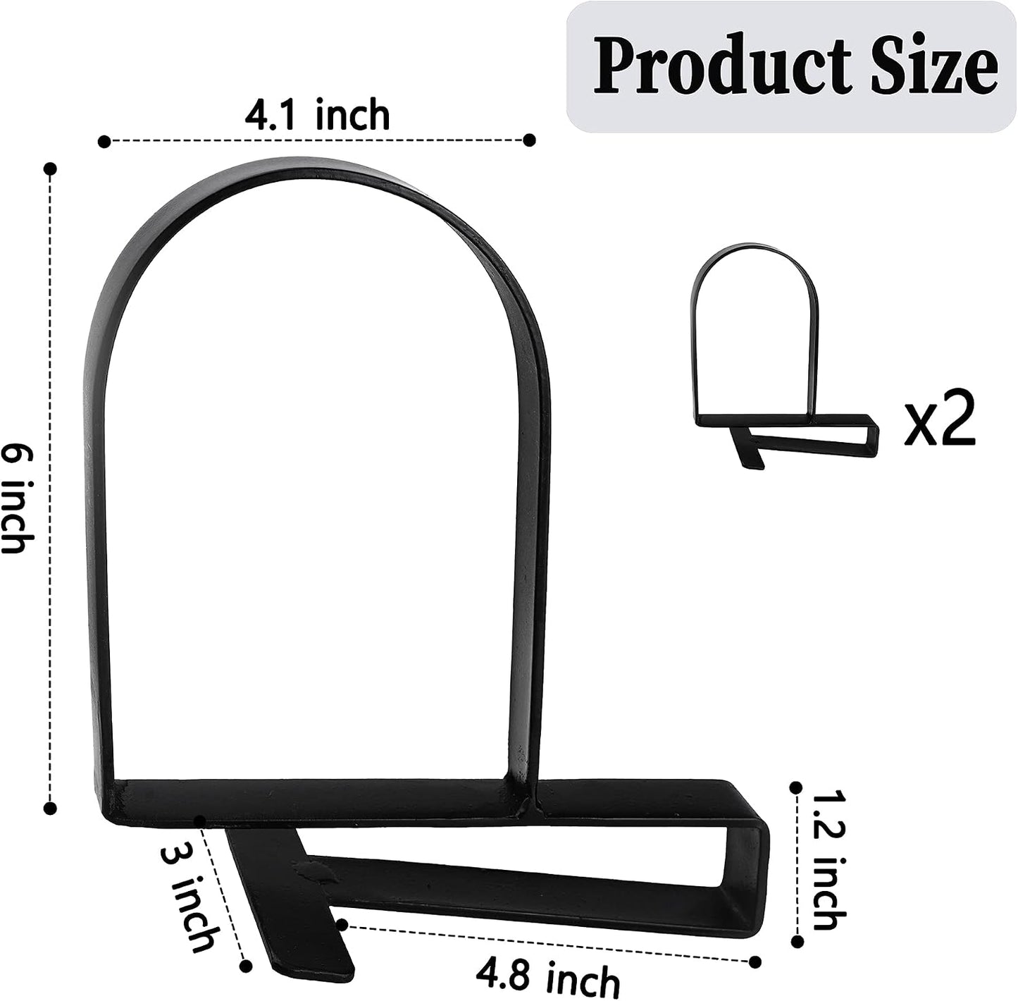 Metal Book Ends / Normal / Black