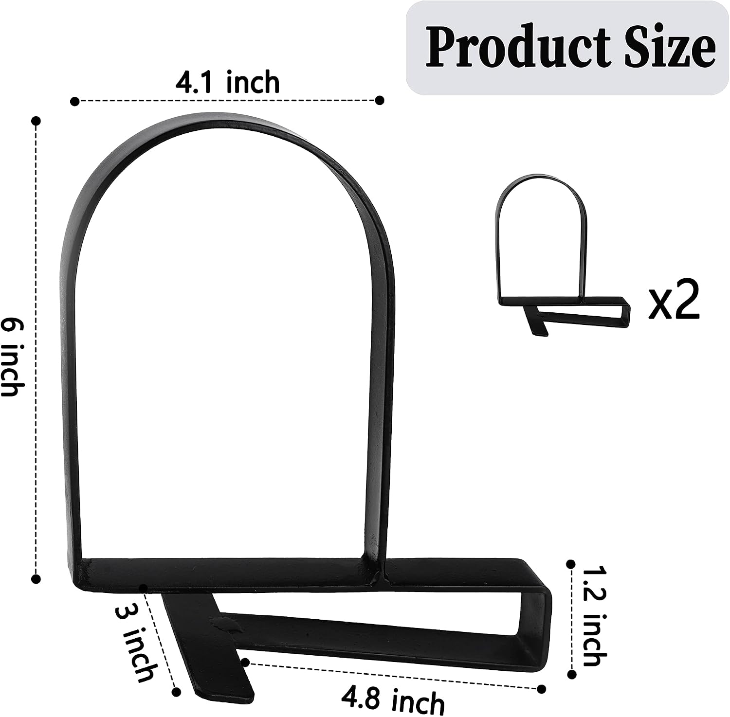 Metal Book Ends / Normal / Black