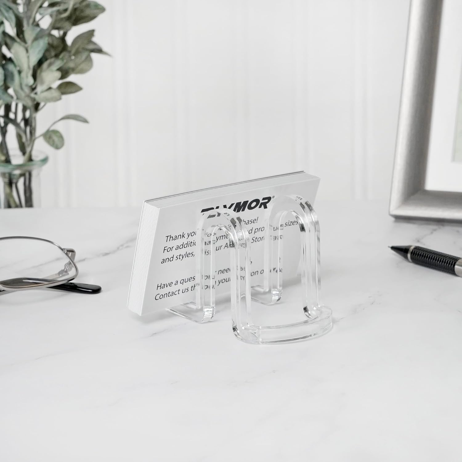 Acrylic Ribbon-Style Display Easel / 1.875 x 1.75 x 2.625 / Clear