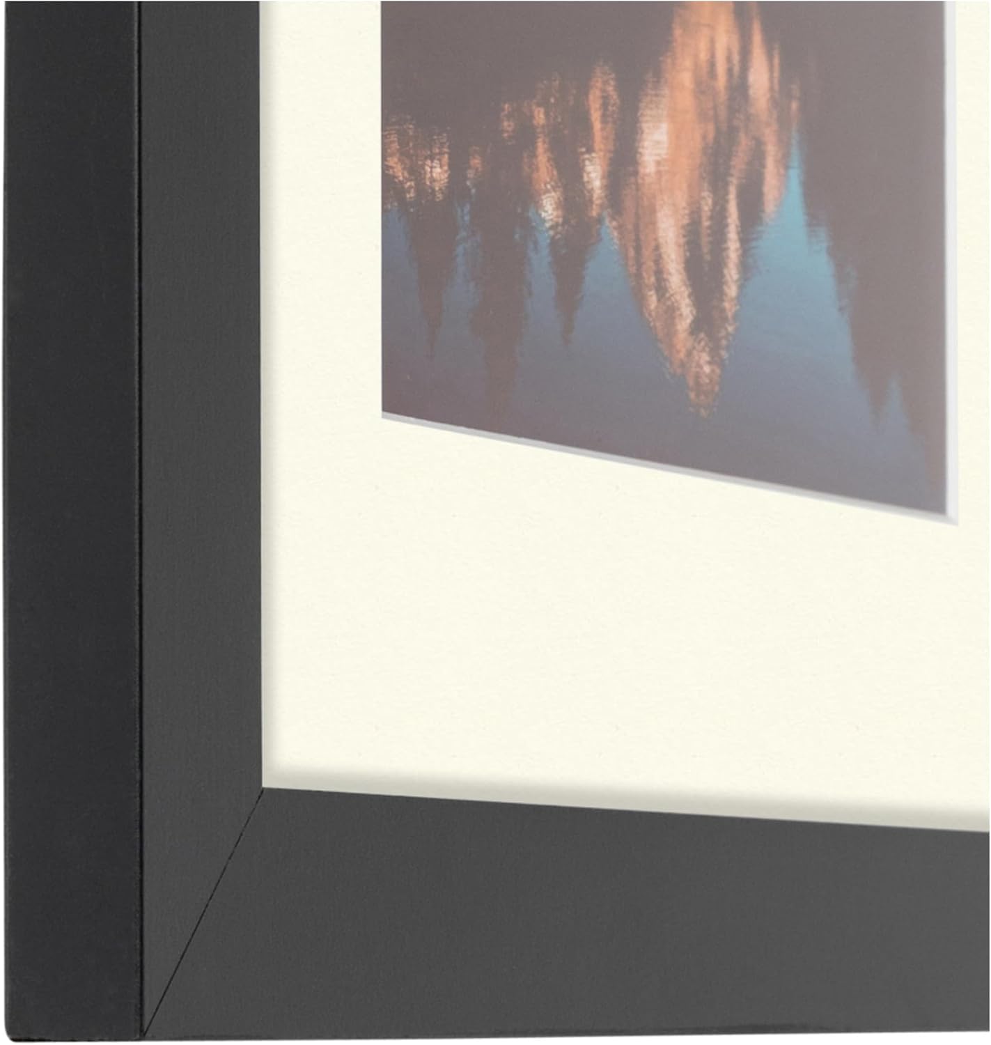ArtToFrames Collage Picture Frame 3 Opening 3-5x7 Photo Frame | Made in USA | Black Frame Brilliant White and Black