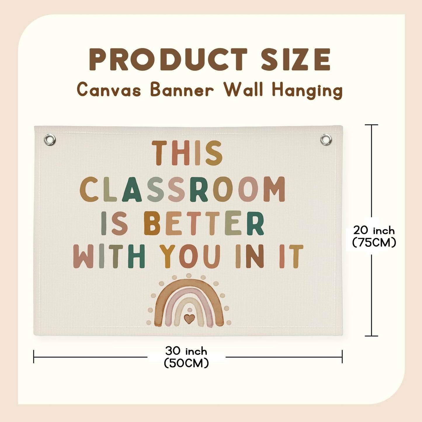Boho Classroom Decor for Teacher / This Classroom Is Better with You In It