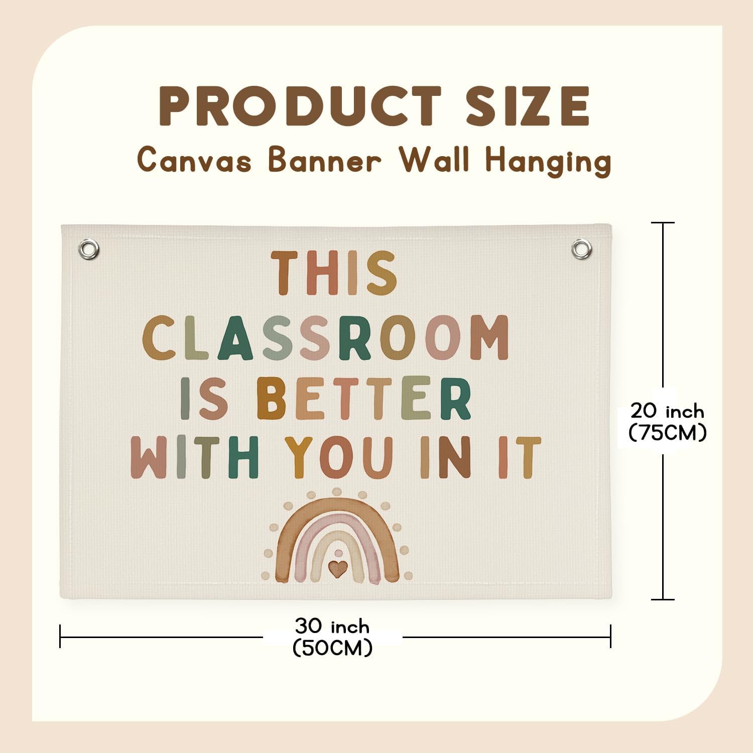 Boho Classroom Decor for Teacher / This Classroom Is Better with You In It