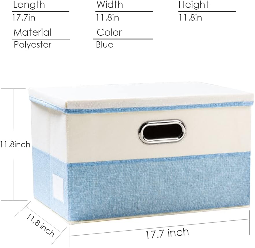 Large Foldable Storage Boxes / Set of 3