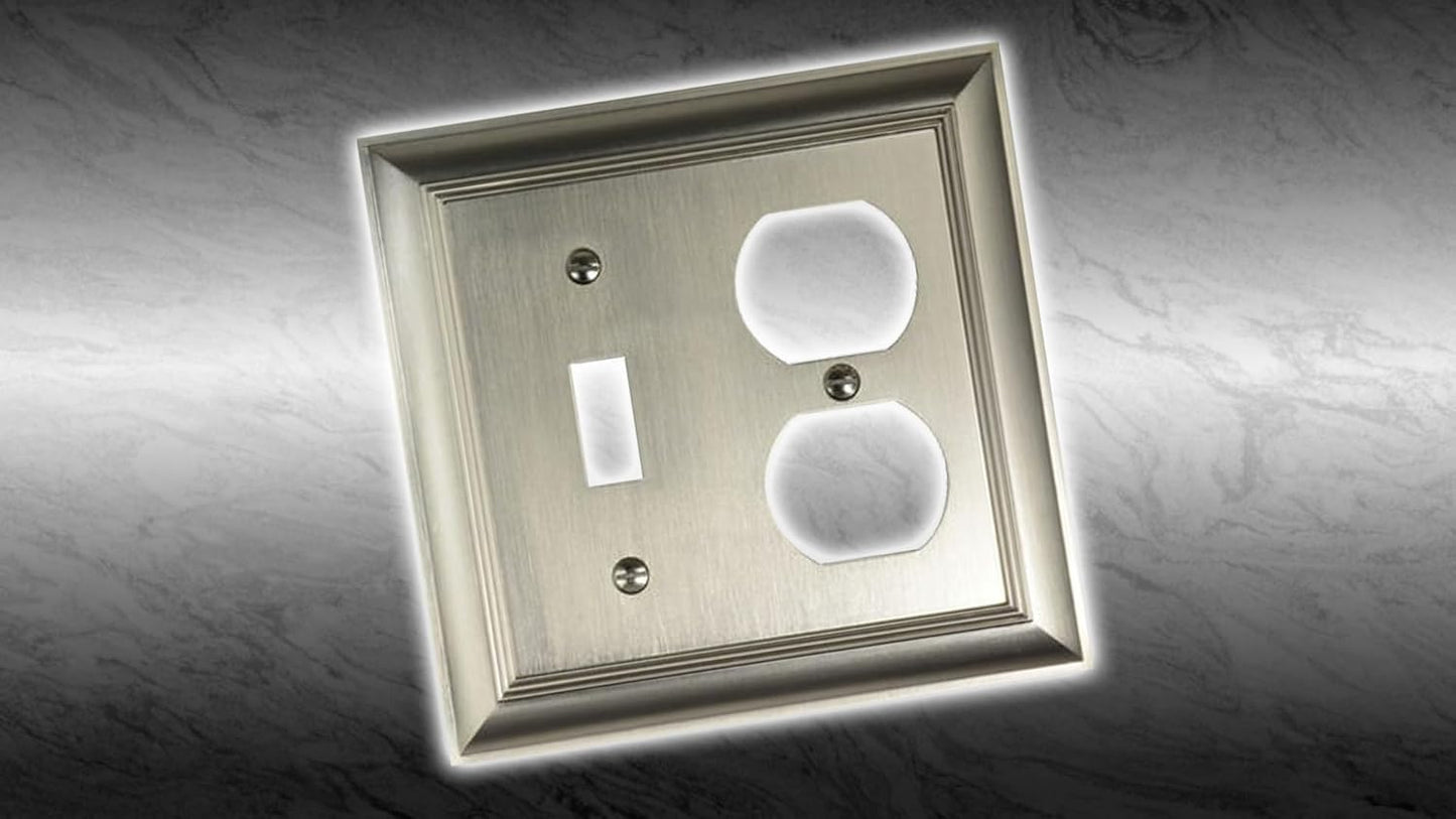 Cool Knobs and Pulls (CKP) Impressions Collection, 31196 Decorative Toggle/Duplex Wall Plate/Outlet Cover, Long Lasting