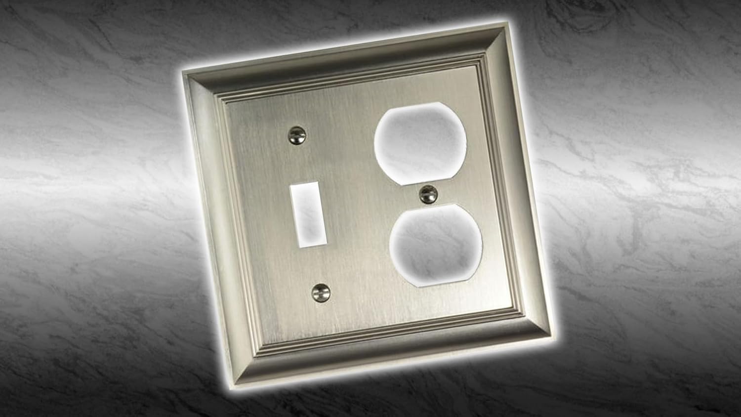Cool Knobs and Pulls (CKP) Impressions Collection, 31196 Decorative Toggle/Duplex Wall Plate/Outlet Cover, Long Lasting