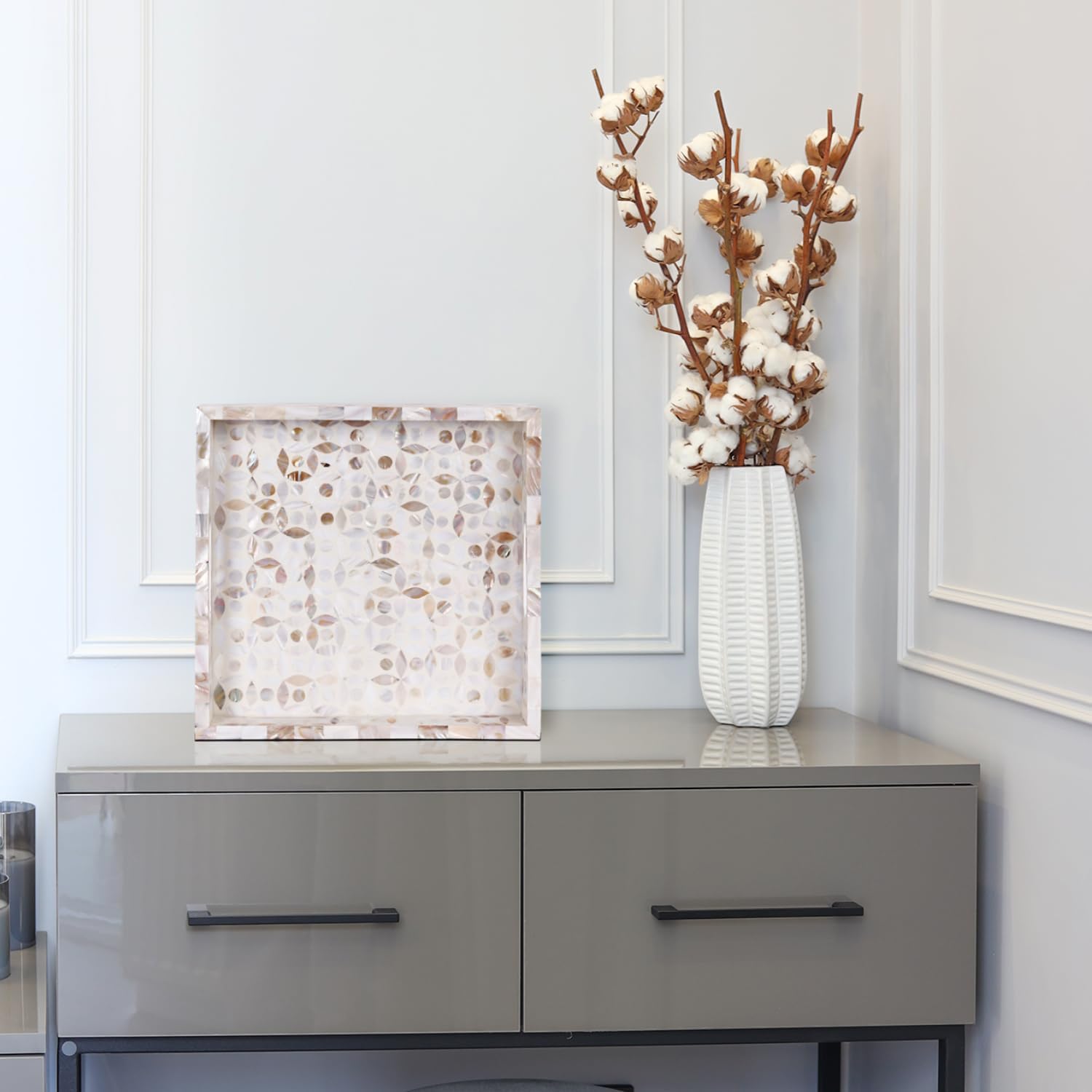 Ottoman Tray / 12 x 12 x 2 / Discovery Jewel Grande