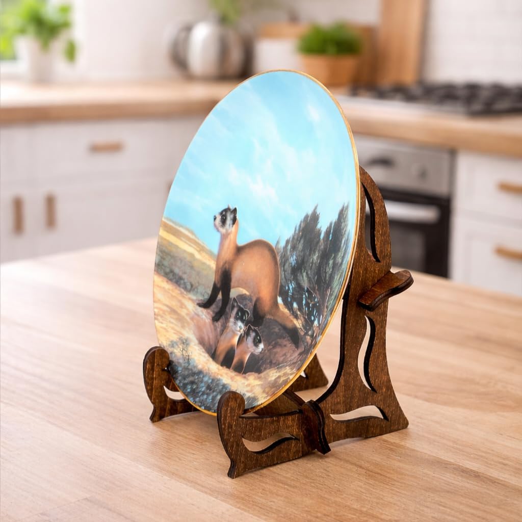 Wooden Display Stand / Handcrafted Multifunctional Wooden Holder for Cookbooks