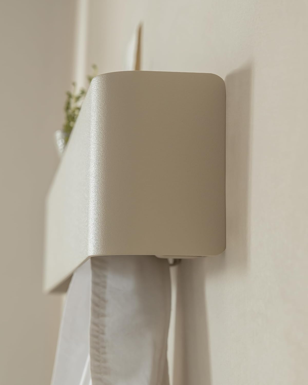 Kazai. Coat Rack Wall Mount with Shelf 'Tone' | Modern Design Coat Hanger with Hidden Hooks and Storage | Hat Rack with
