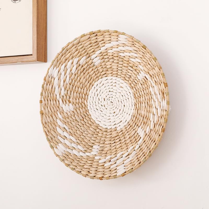 Bulrush Wall Basket Wicker Wall Art / Floral