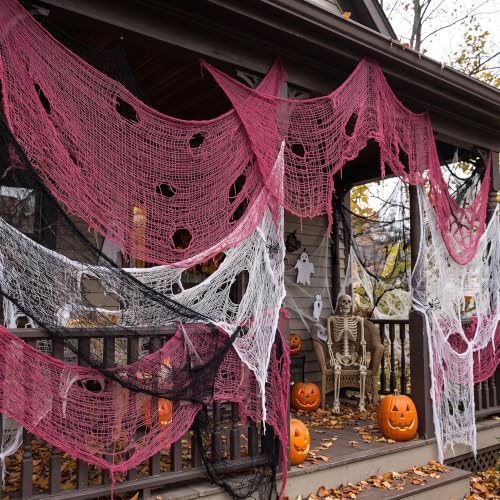 9 Pack Halloween Creepy Cloth, 72'' x 30'' Spooky Gauze Decoration