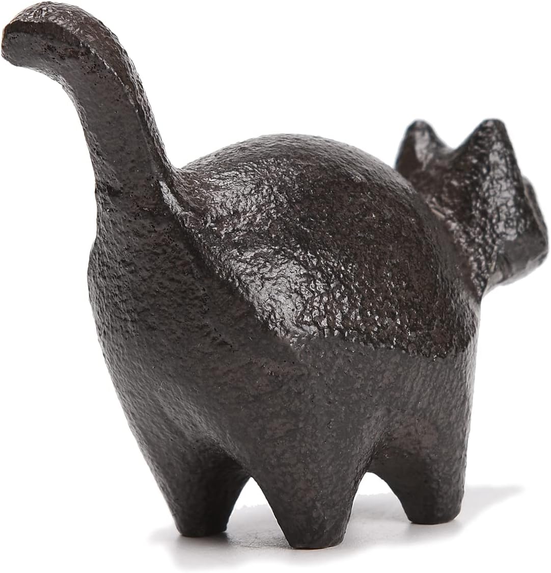 2'' Cat Statue Paper Weights Animal Figurine Desk Office Home Decor Collectible / Cast Iron