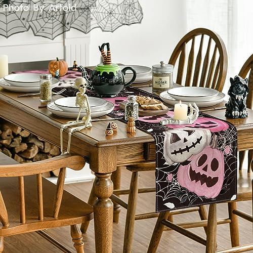 Artoid Mode 210 GSM Halloween Table Runner Home Party Decor 13x72 Inch