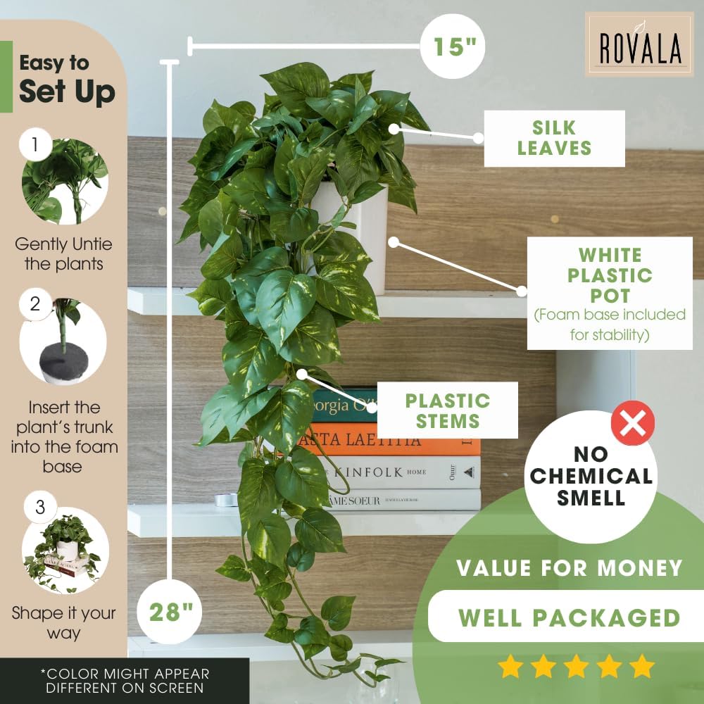 ROVALA Silk Plants / 02 Dark Green
