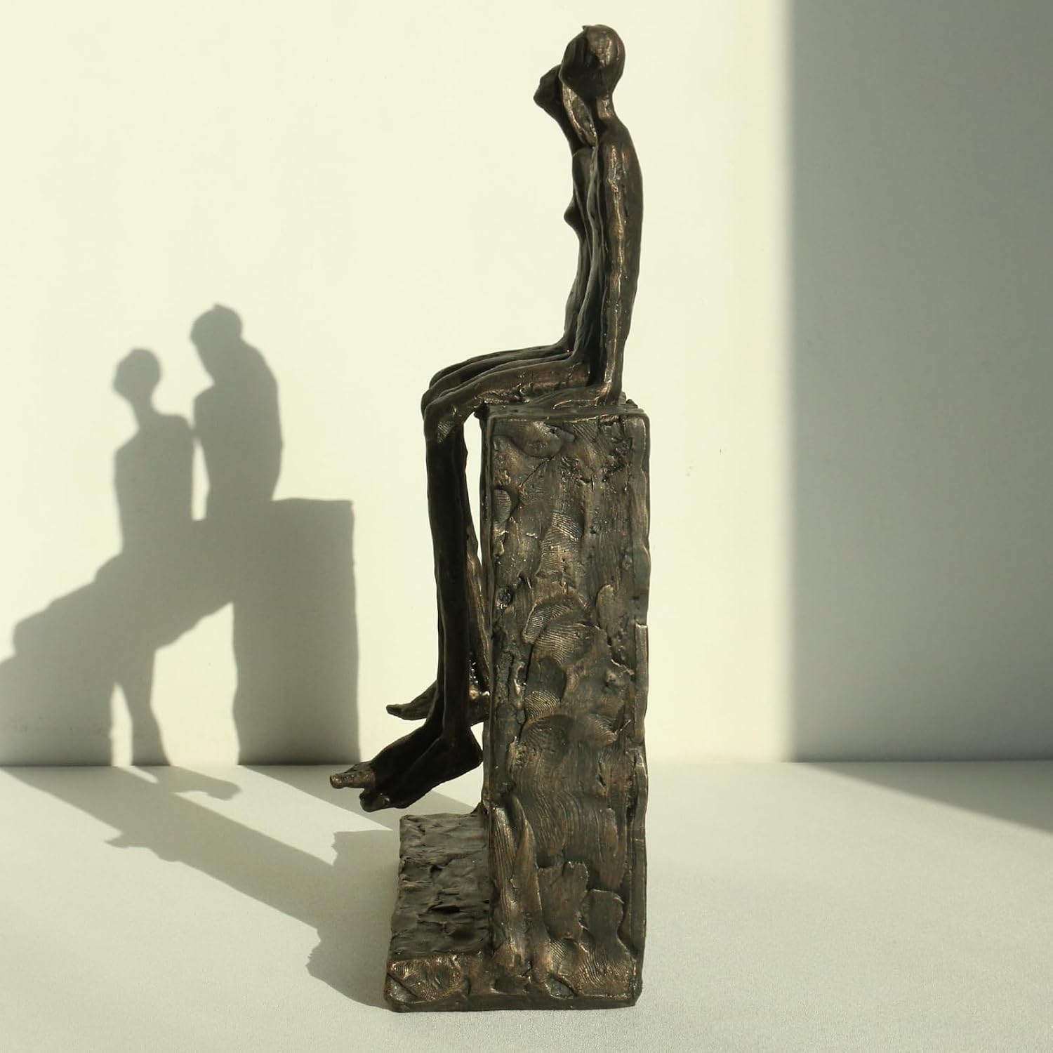Abstract Couple Statue Home Decor / Bronze