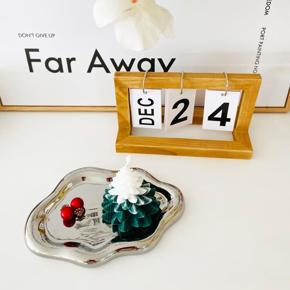 Ceramic Jewelry Tray / Silver